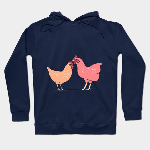 Chook conspiracy Hoodie by JetAylor